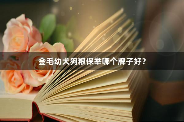 金毛幼犬狗粮保举哪个牌子好？